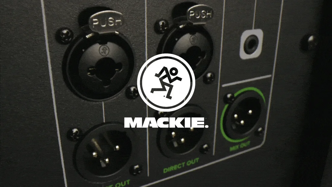 Mackie audio products in a campaign film still